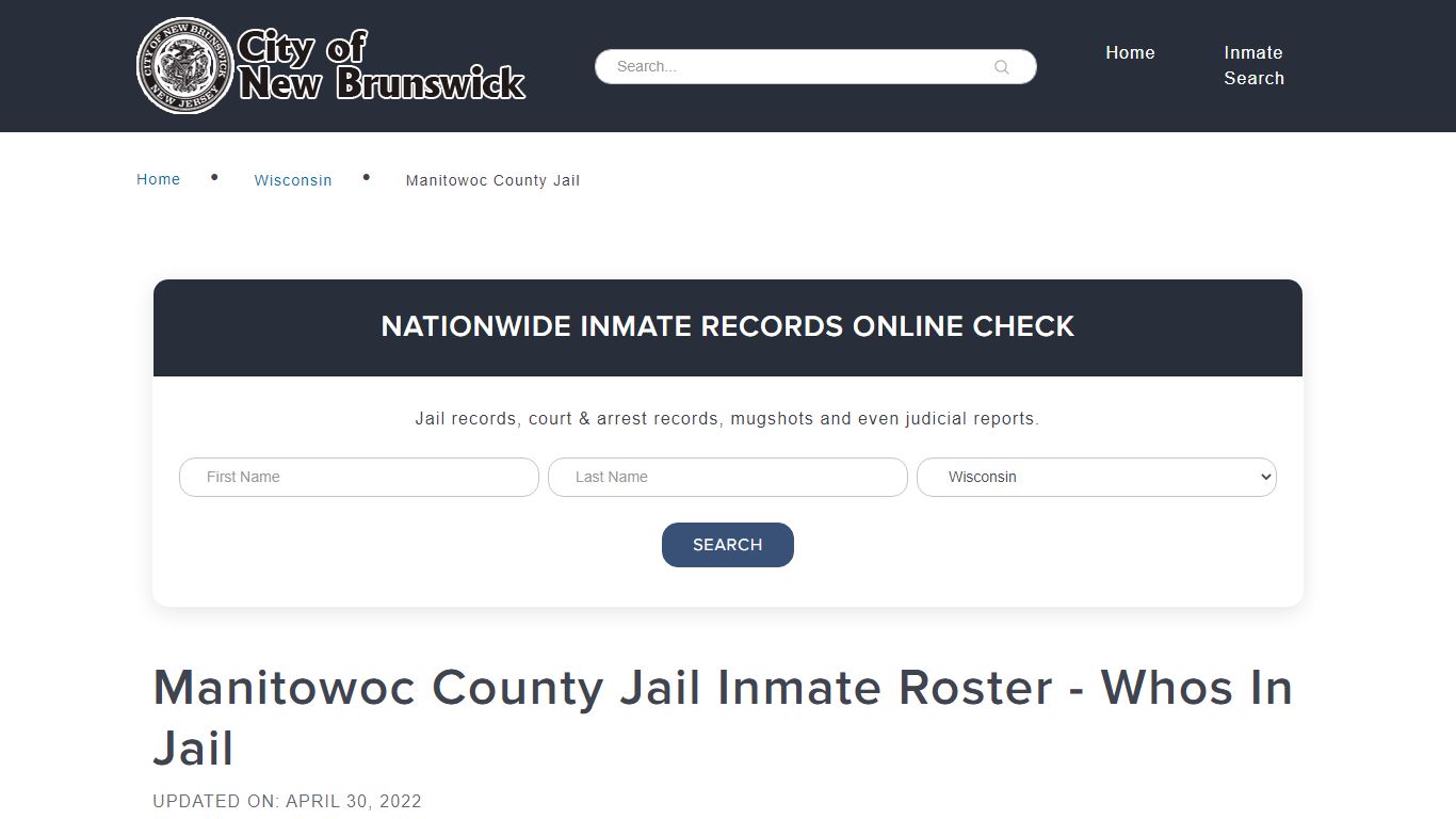Manitowoc County Jail Inmate Roster - Whos In Jail